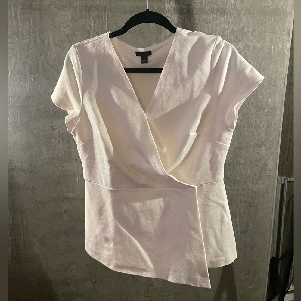Ann Taylor Faux Wrap Top